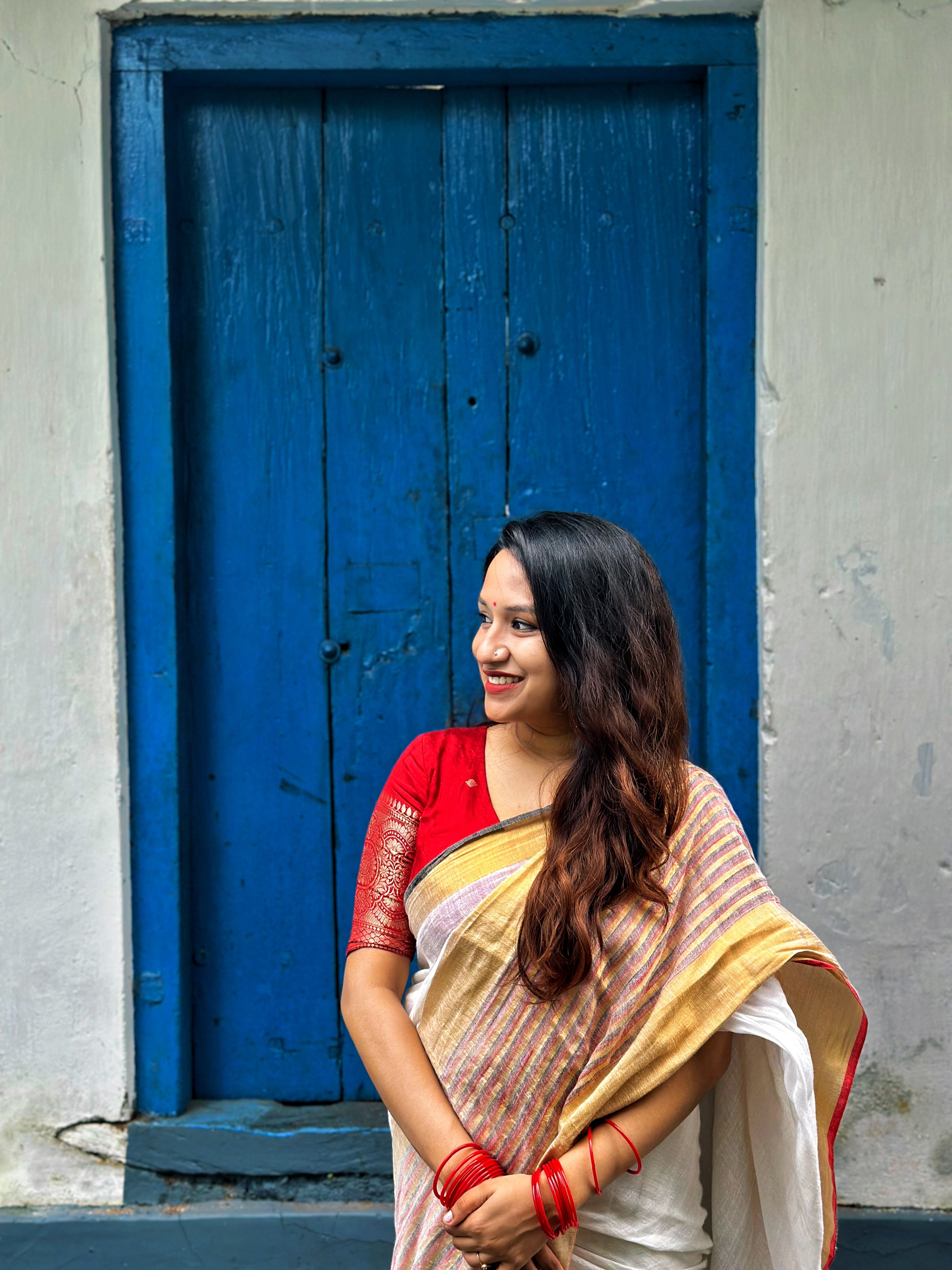 LINEN COTTON SAREE