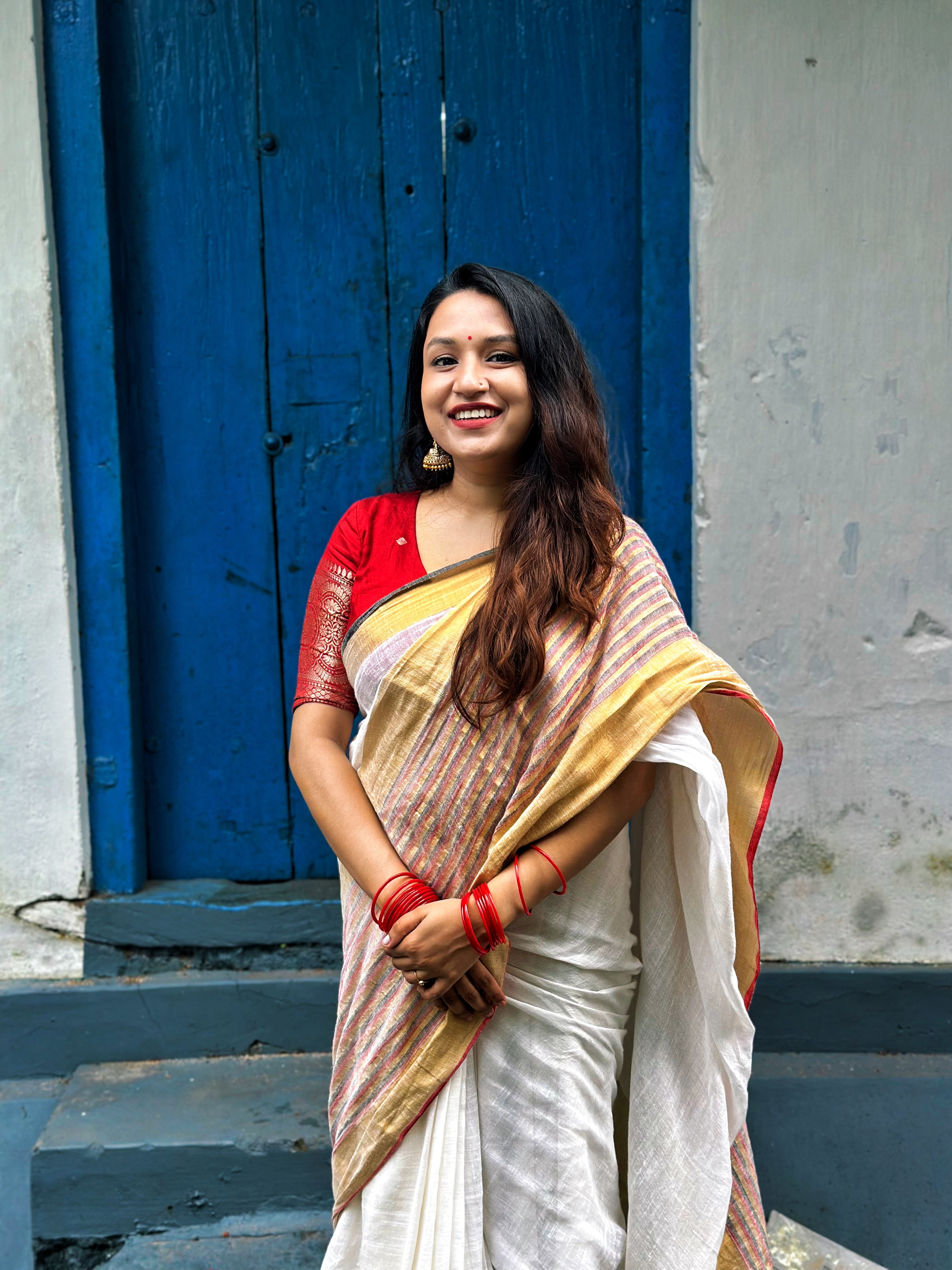 LINEN COTTON SAREE