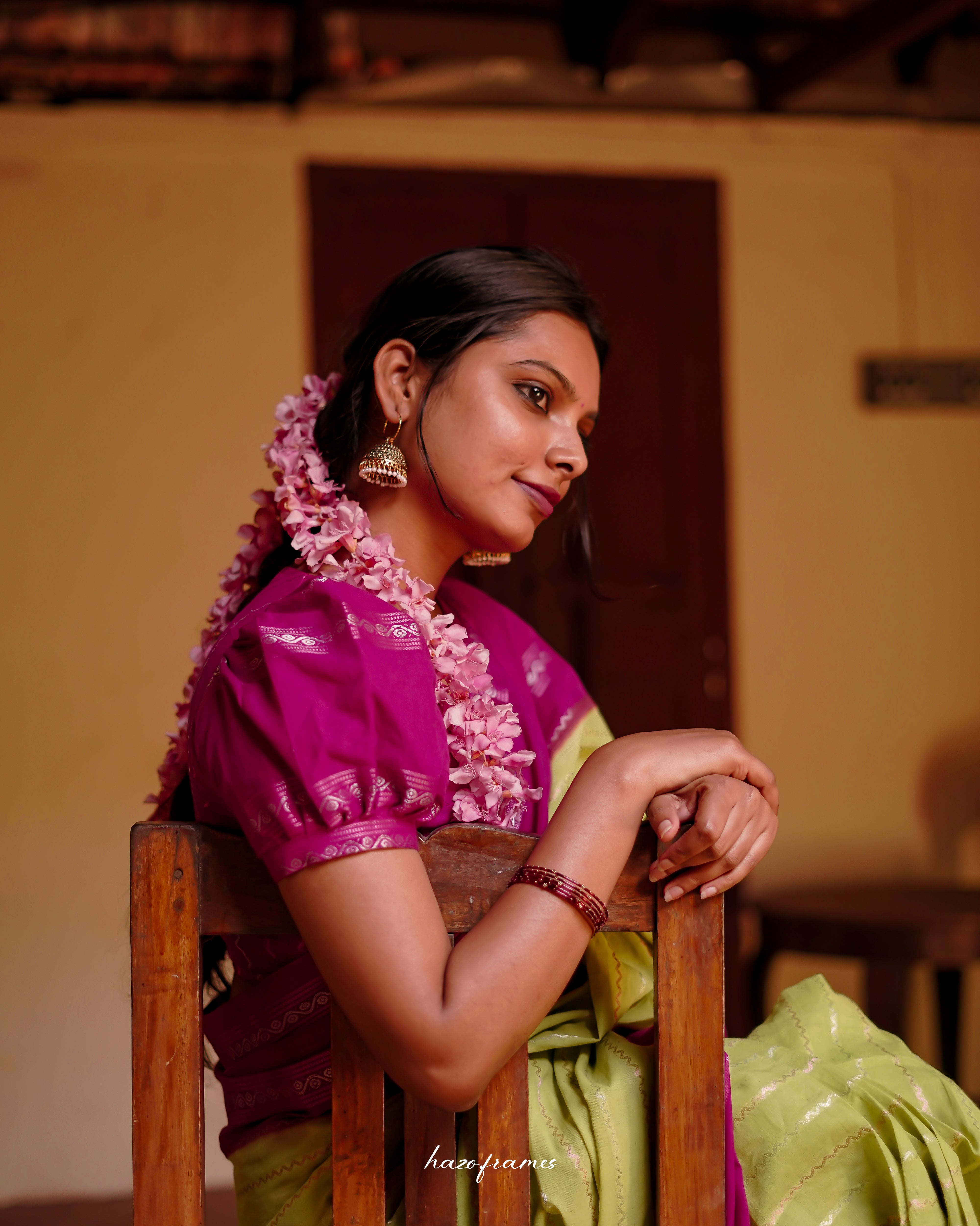 NEON - PINK MADURAI SUNGUDI SAREE
