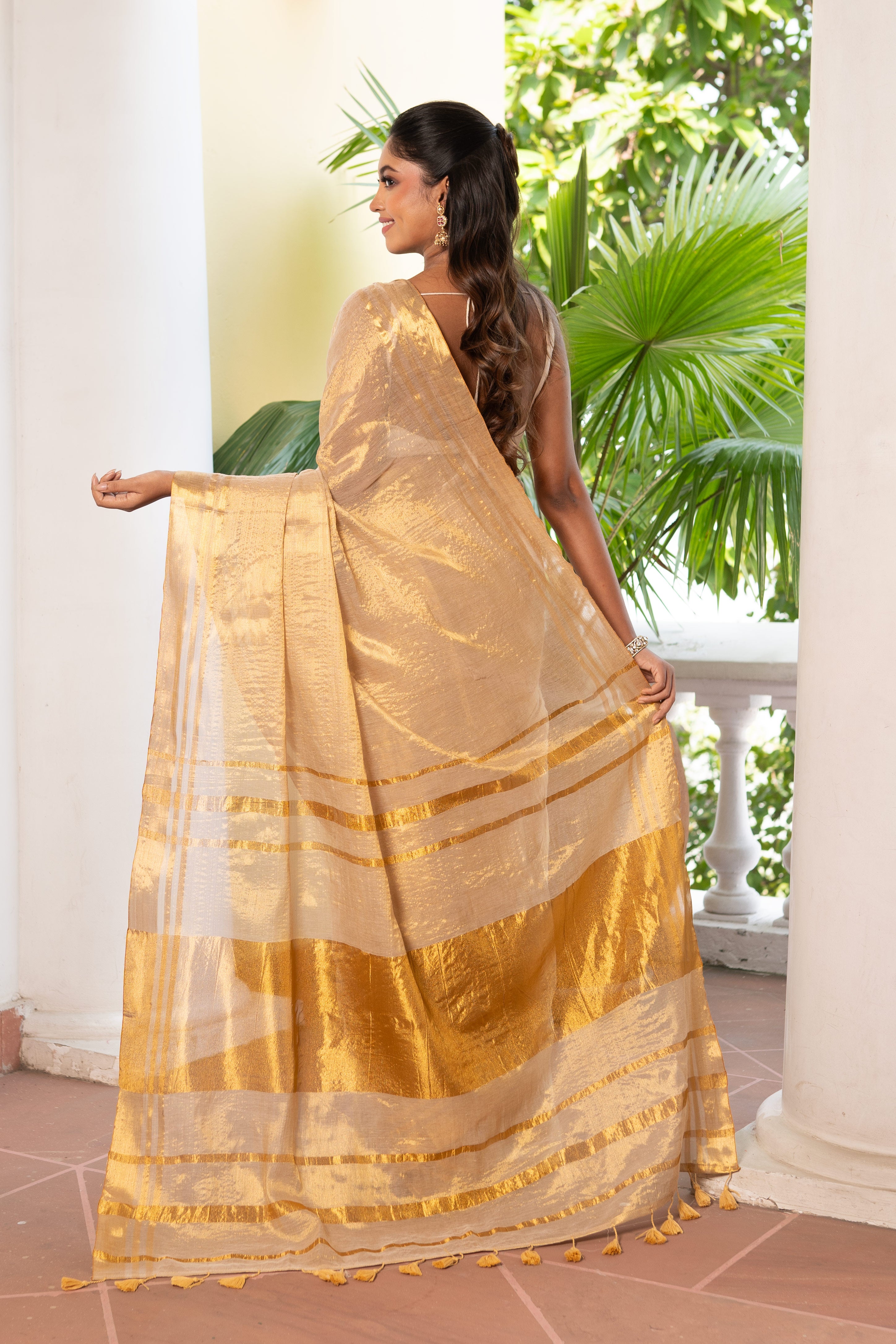 LINEN TISSUE GOLD COLOUR - TBS26LT