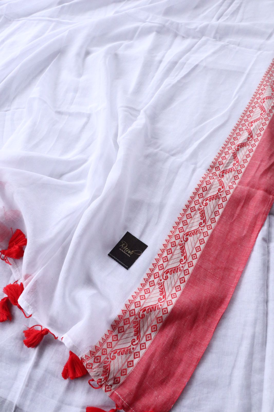 XMAS MULMUL WHITE - RED