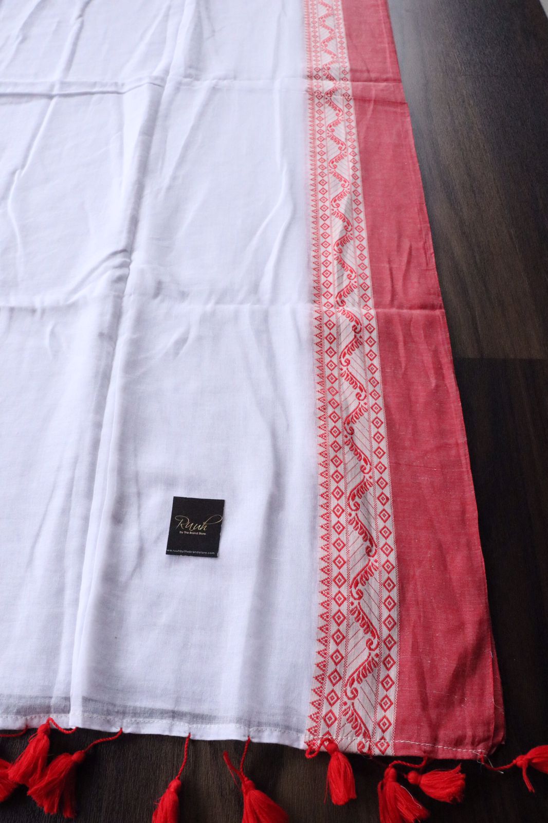 XMAS MULMUL WHITE - RED