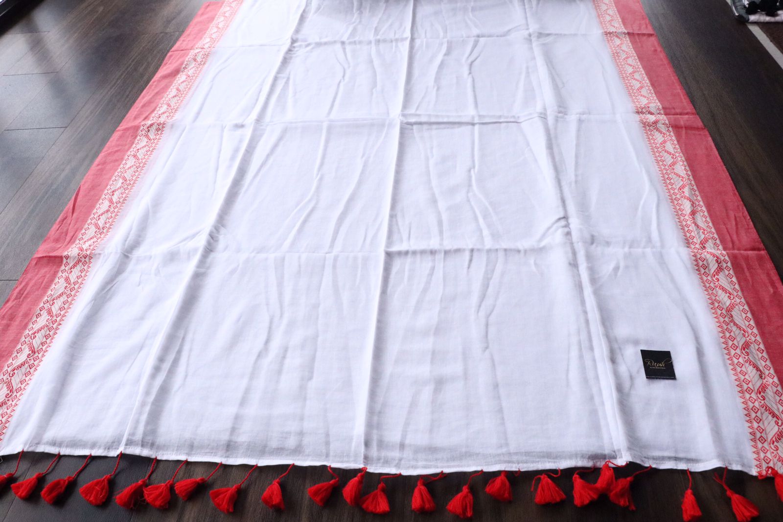 XMAS MULMUL WHITE - RED