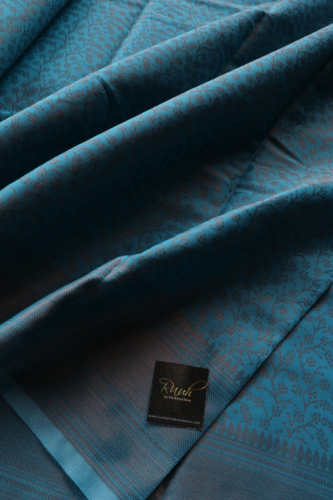 BLUE SEMI KANCHIPURAM