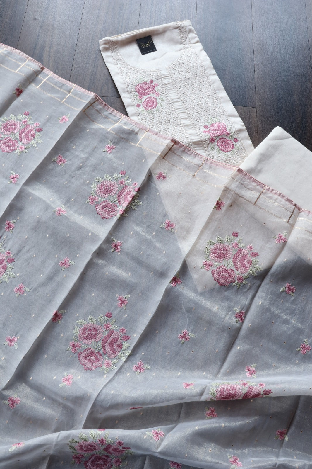 SEMI SILK SALWAR SUIT SET 2