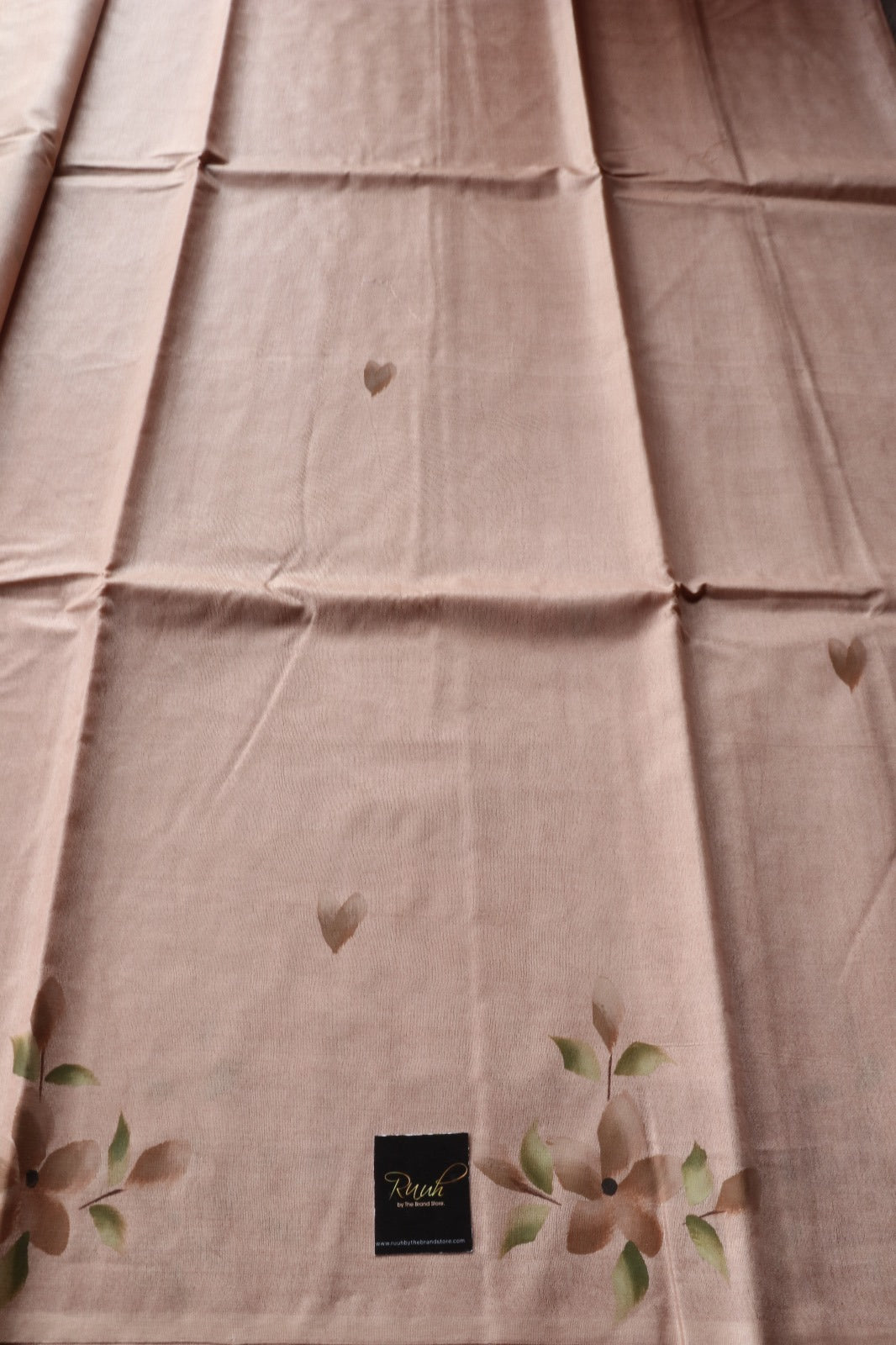 SEMI SILK BRUSHPAINT SAREE 1