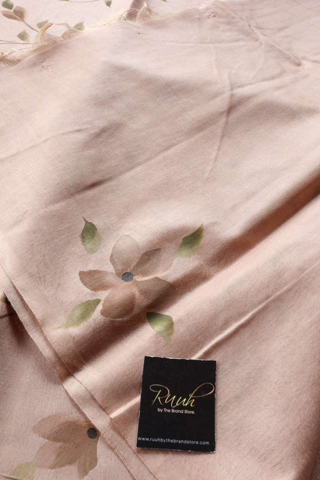 SEMI SILK BRUSHPAINT SAREE 1
