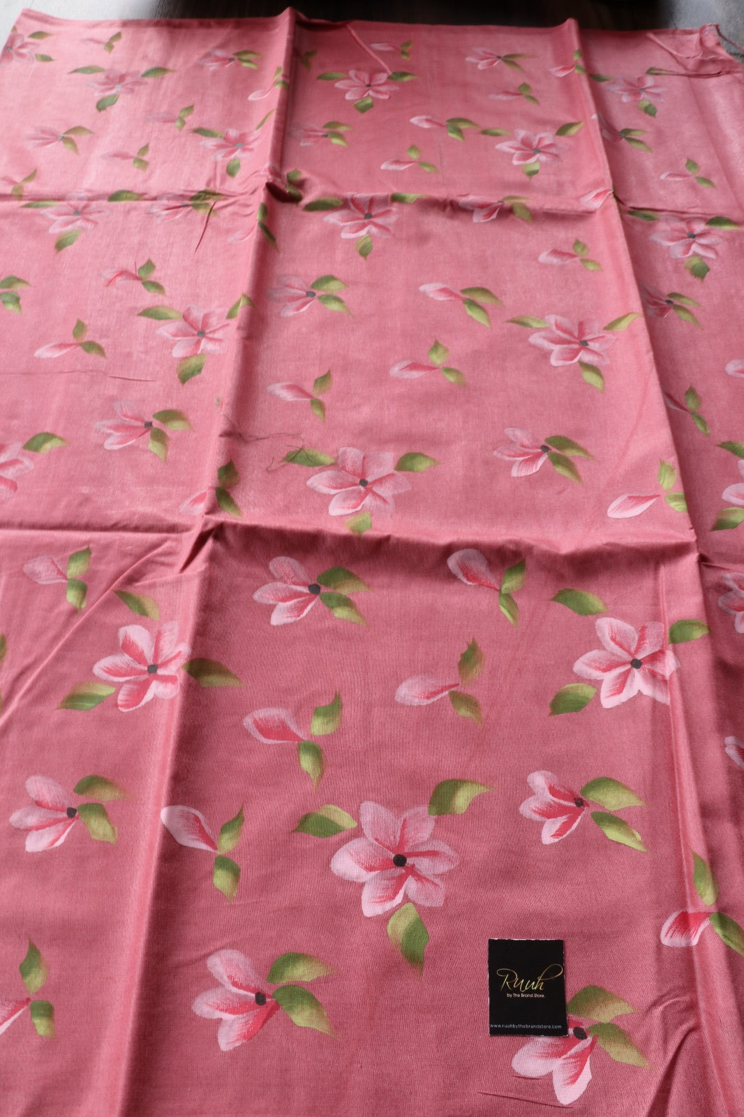 SEMI SILK BRUSHPAINT SAREE 2