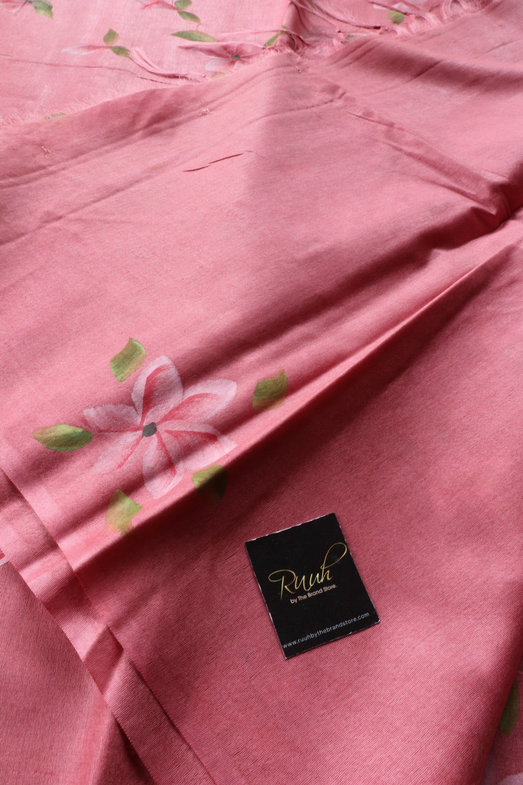 SEMI SILK BRUSHPAINT SAREE 2