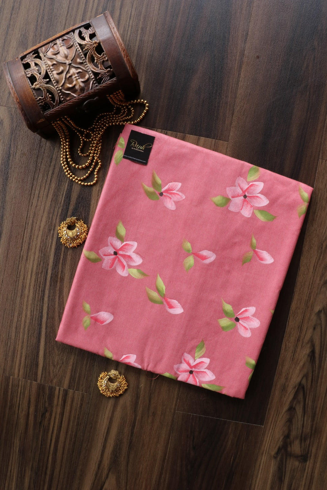 SEMI SILK BRUSHPAINT SAREE 2