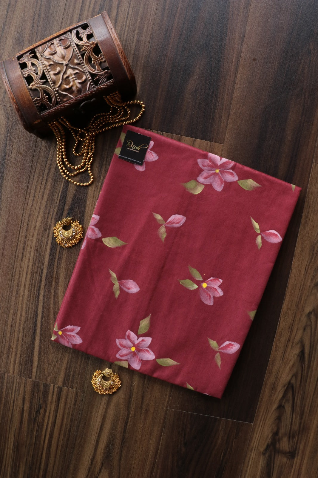 SEMI SILK BRUSHPAINT SAREE 5