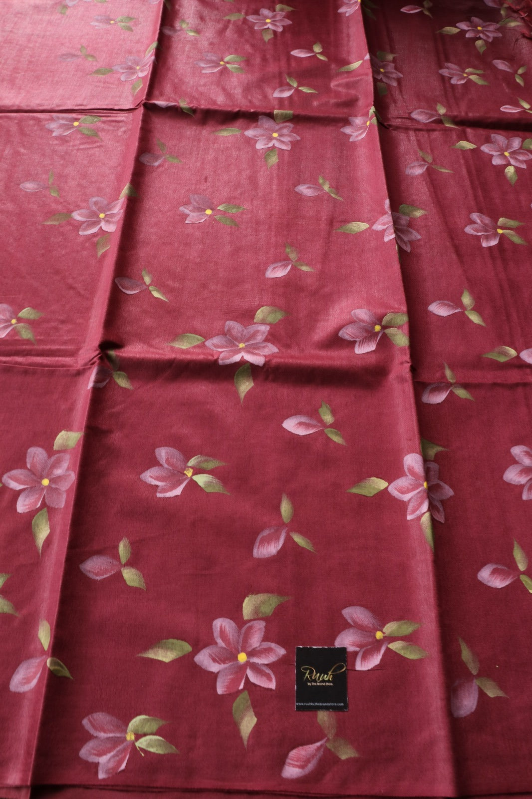 SEMI SILK BRUSHPAINT SAREE 5