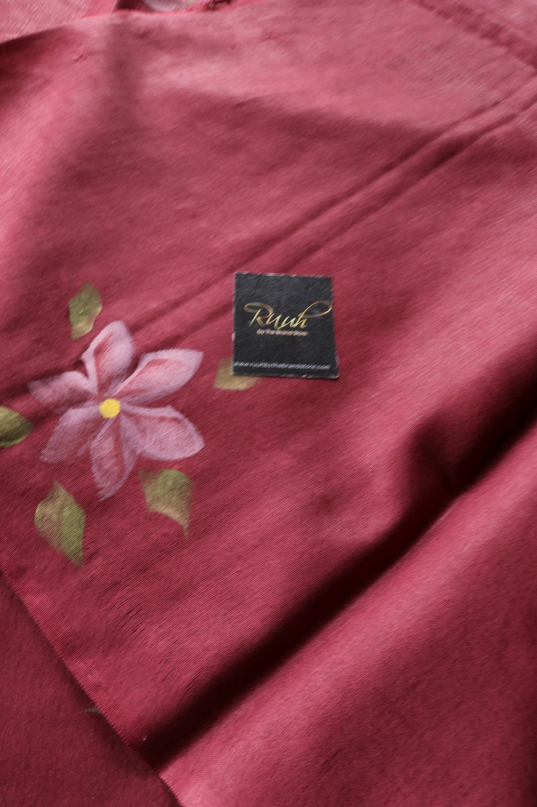 SEMI SILK BRUSHPAINT SAREE 5