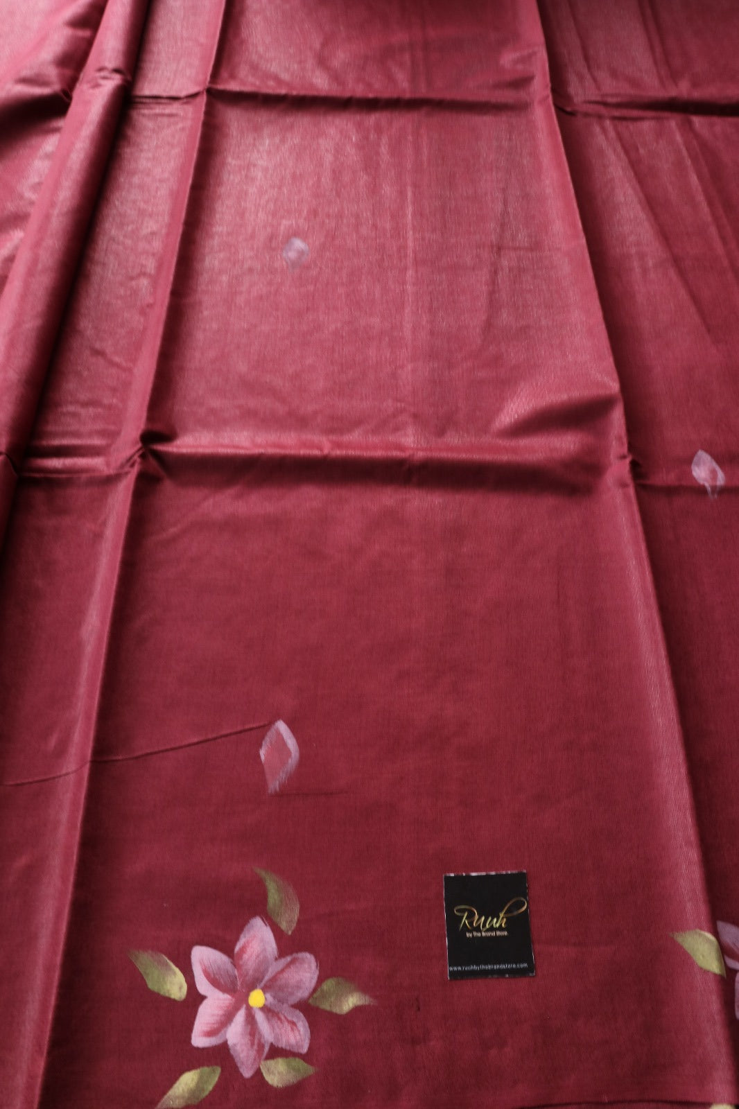 SEMI SILK BRUSHPAINT SAREE 5