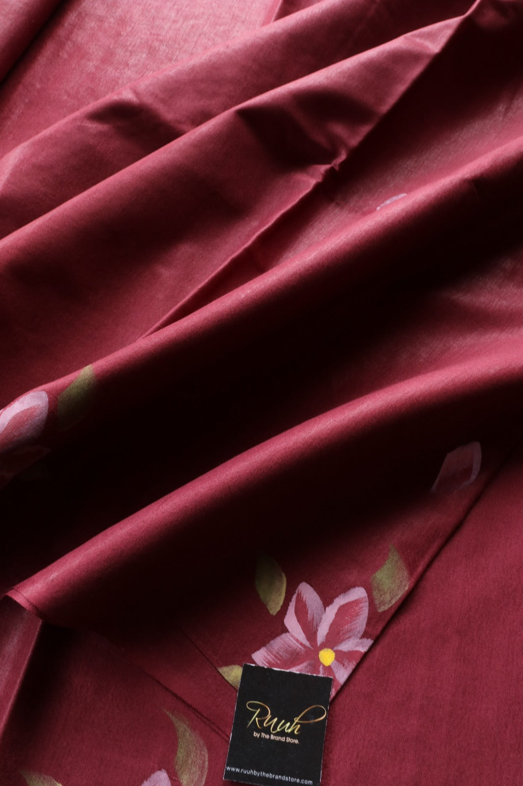 SEMI SILK BRUSHPAINT SAREE 5