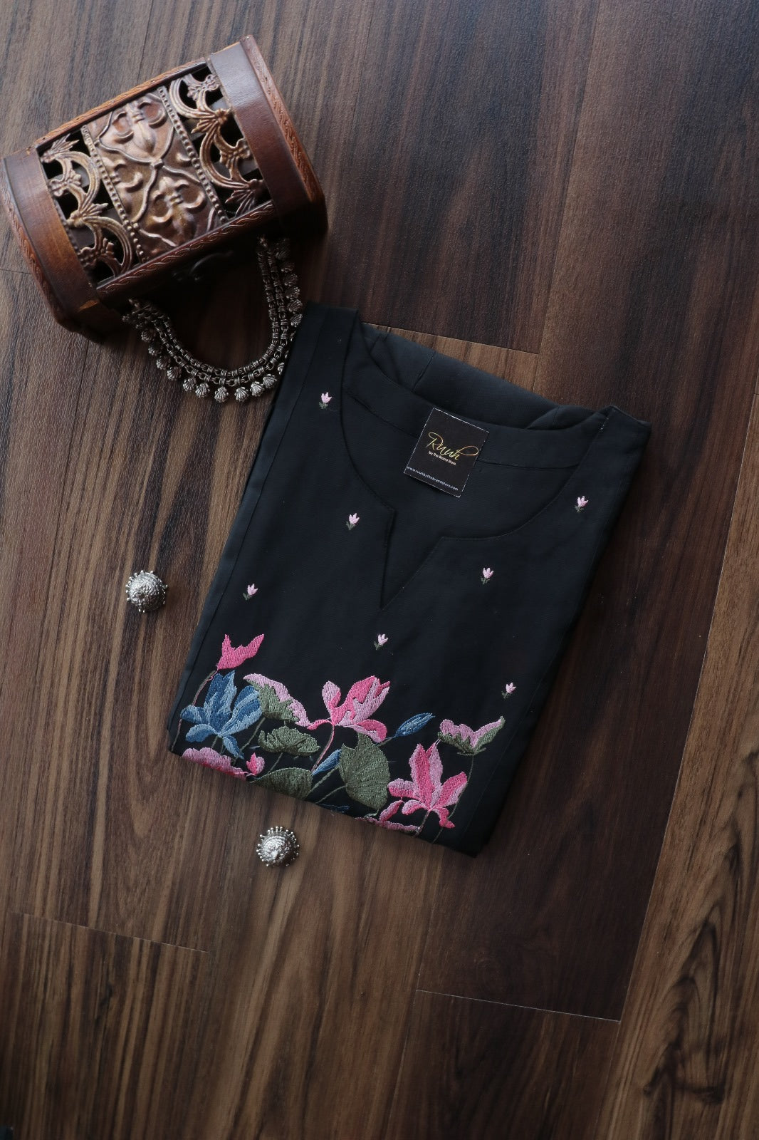 BLACK KURTA