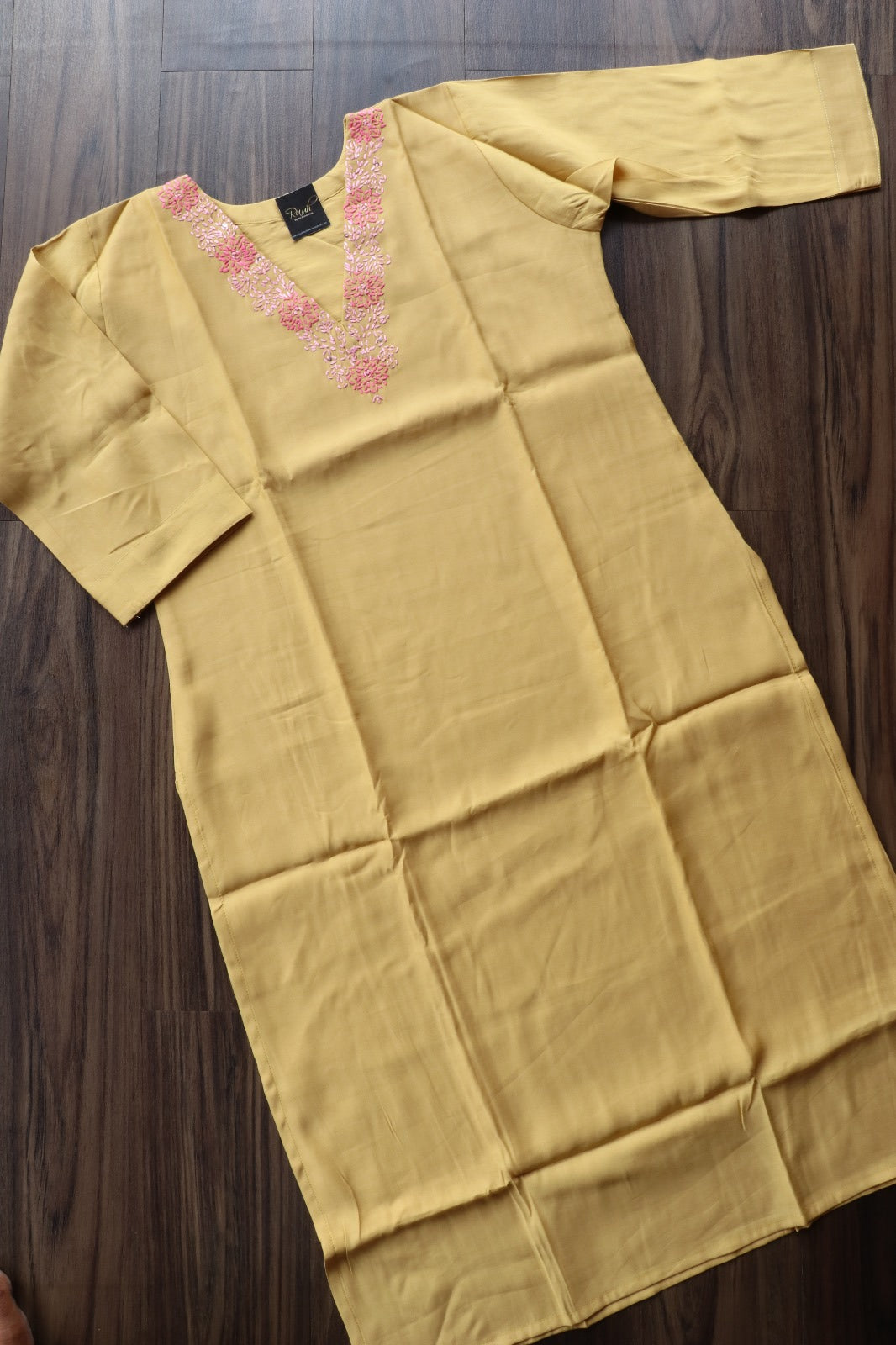 YELLOW V NECK