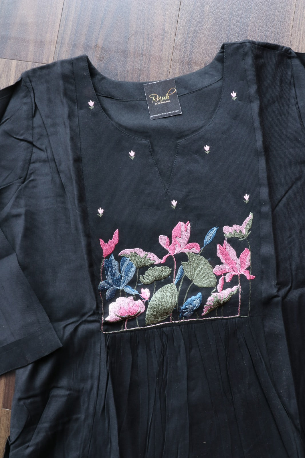 BLACK KURTA