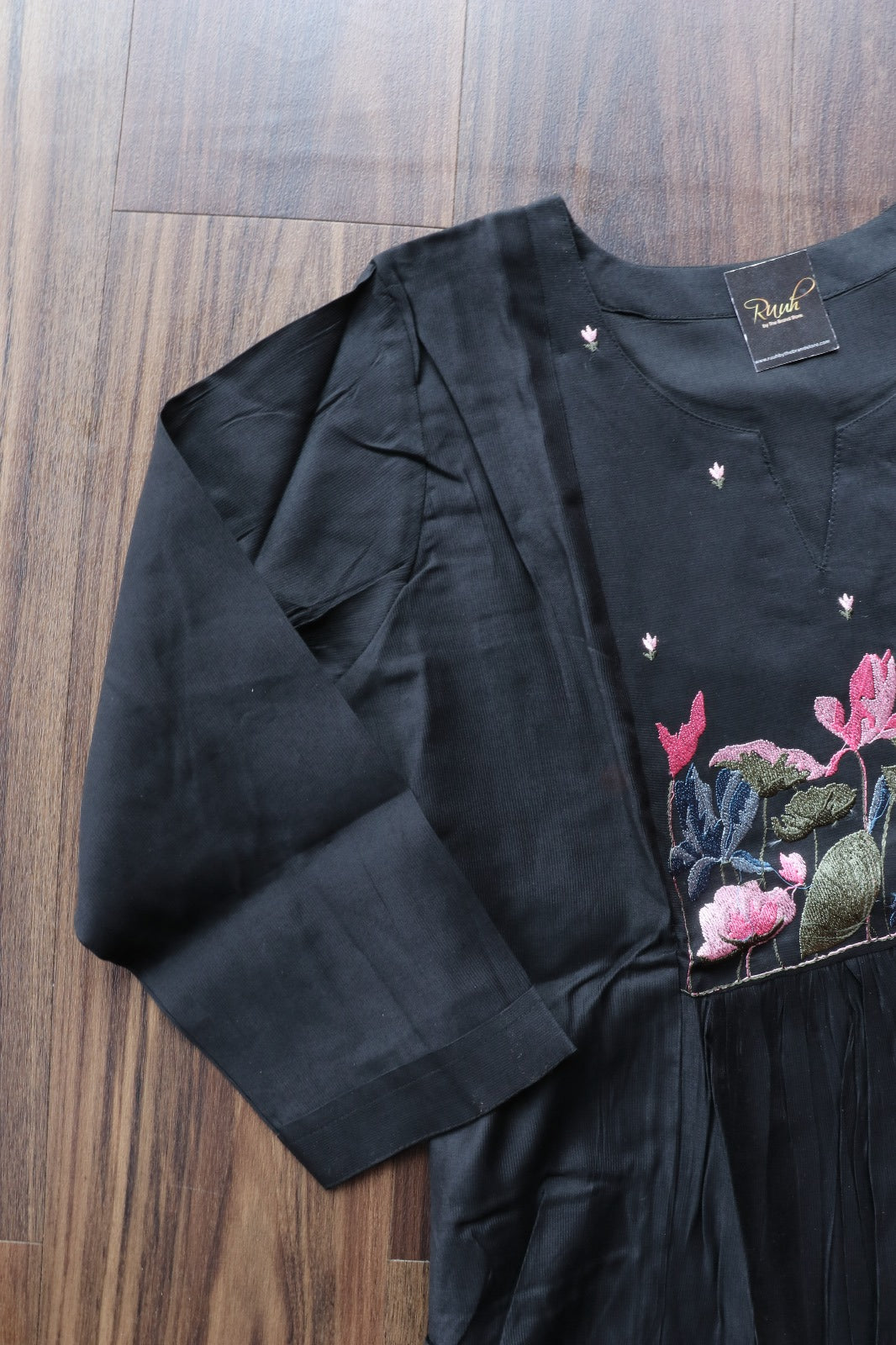 BLACK KURTA