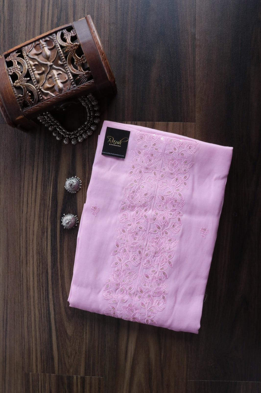 SEMI SILK LIGHT PINK SET