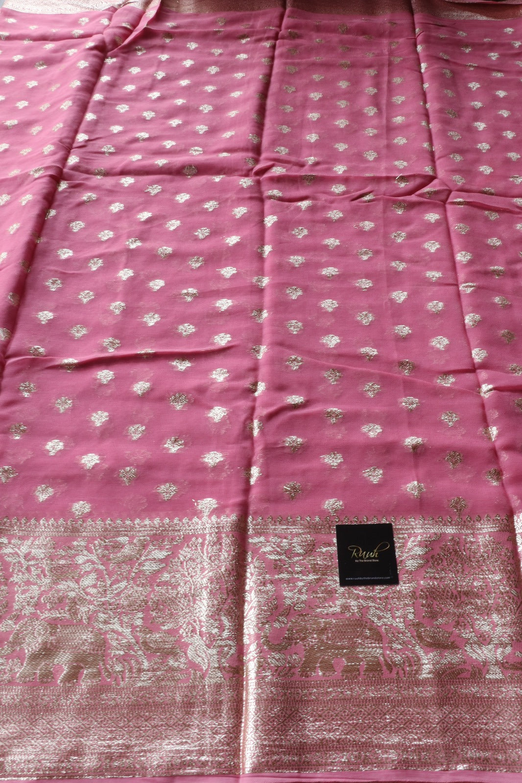 DUSTY PINK VISCOSE GEORGETTE