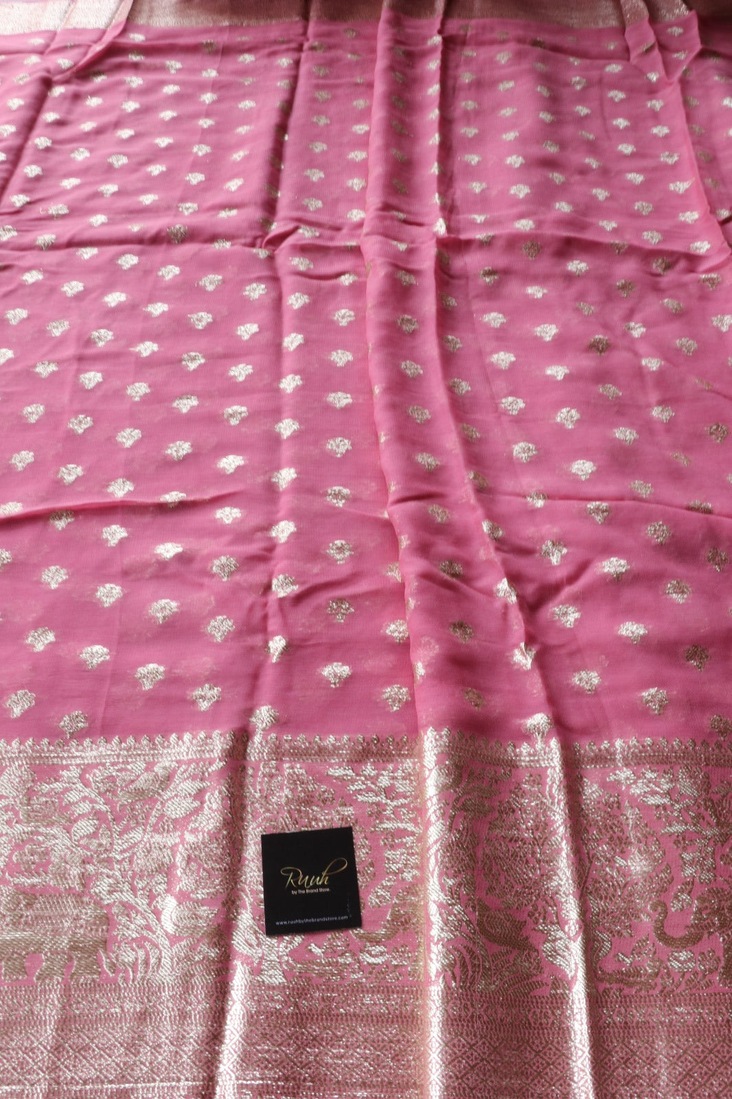 DUSTY PINK VISCOSE GEORGETTE
