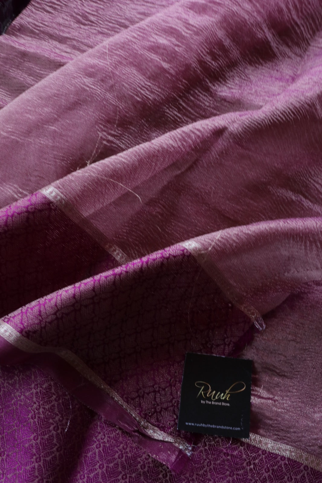 BANARASI CRUSH SAREE PURPLE