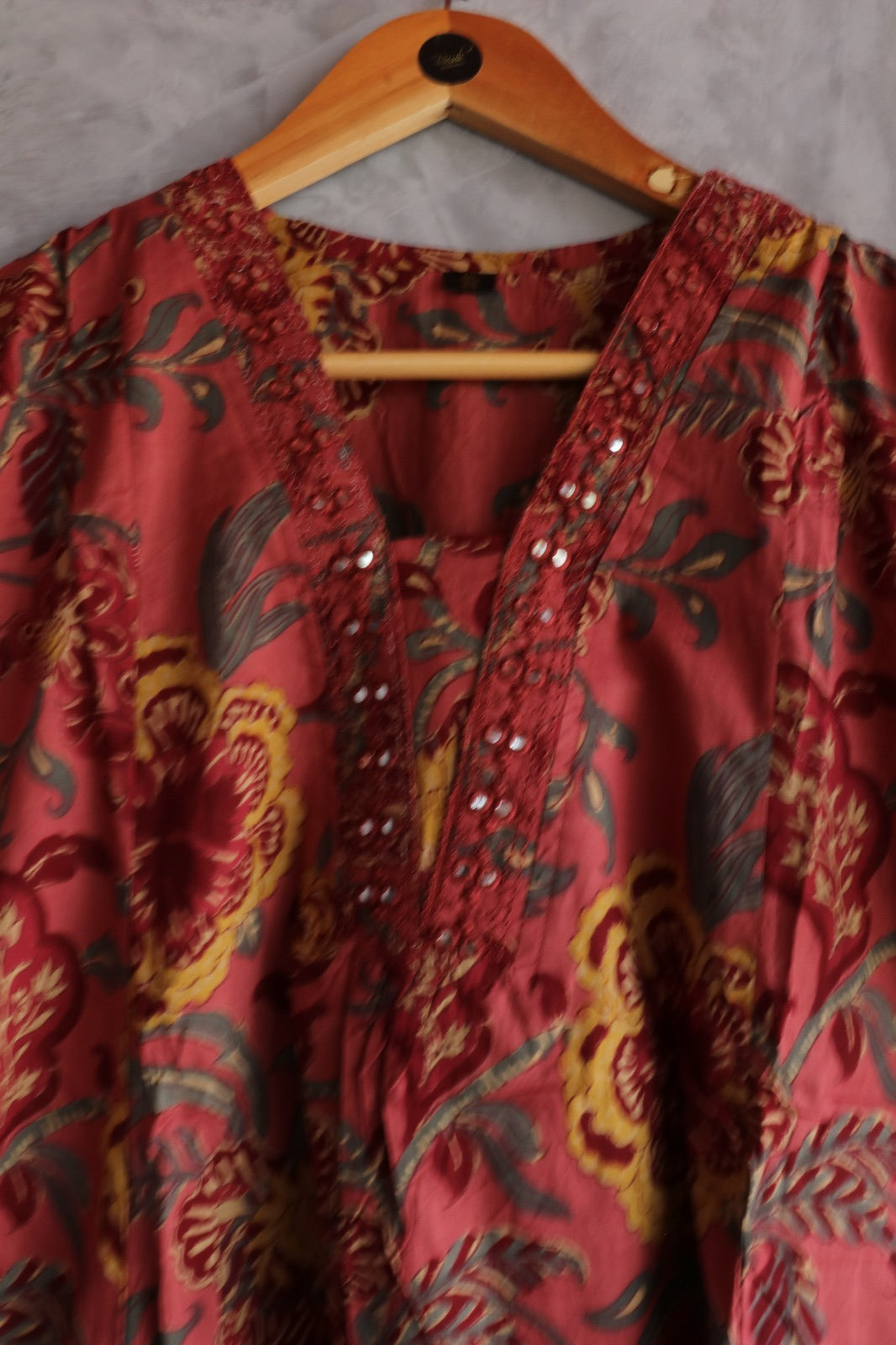 DARK PINK COTTON SALWAR SUIT SET