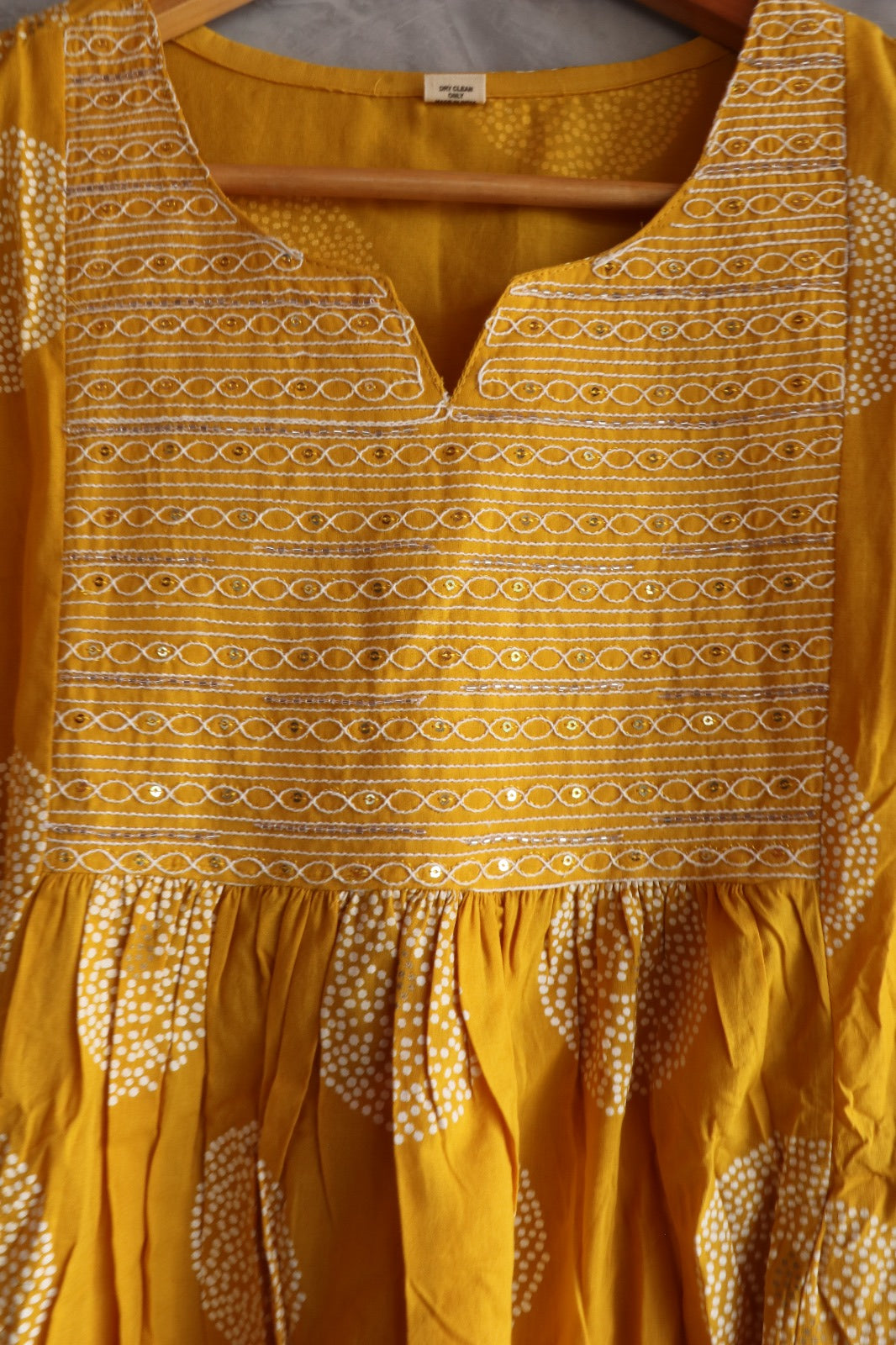 COTTON YELLOW SALWAR SUIT SET
