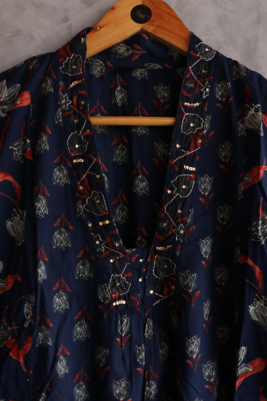 COTTON BLUE SALWAR SUIT SET