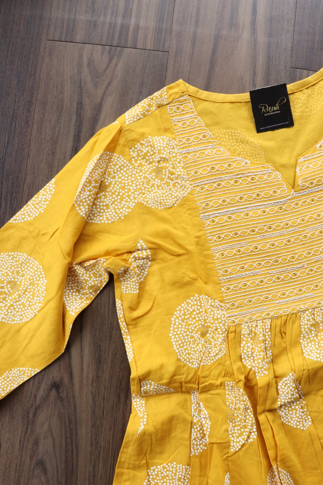 COTTON YELLOW SALWAR SUIT SET