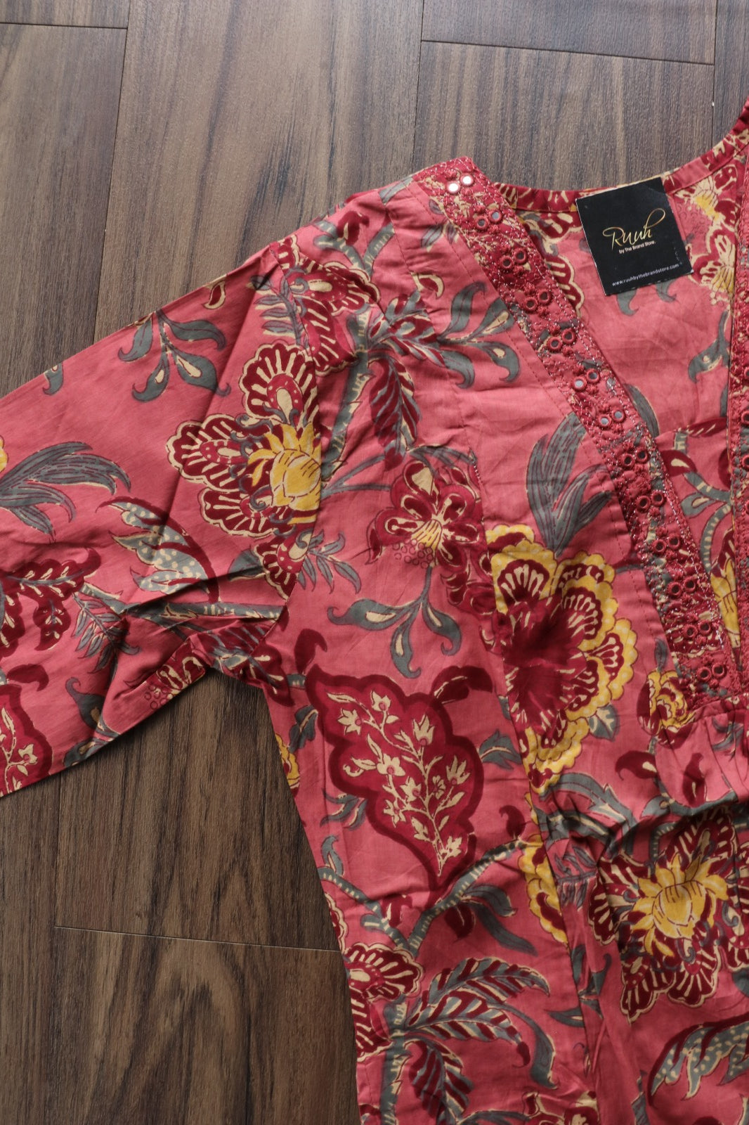 DARK PINK COTTON SALWAR SUIT SET