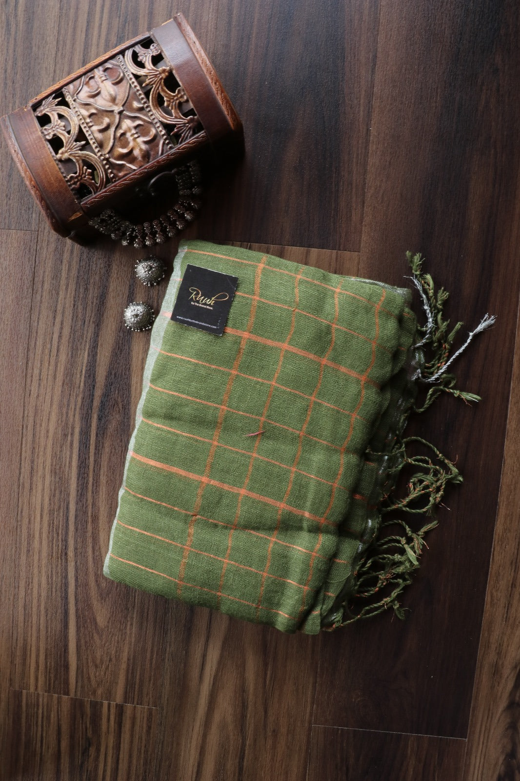 LINEN CHECKS GREEN