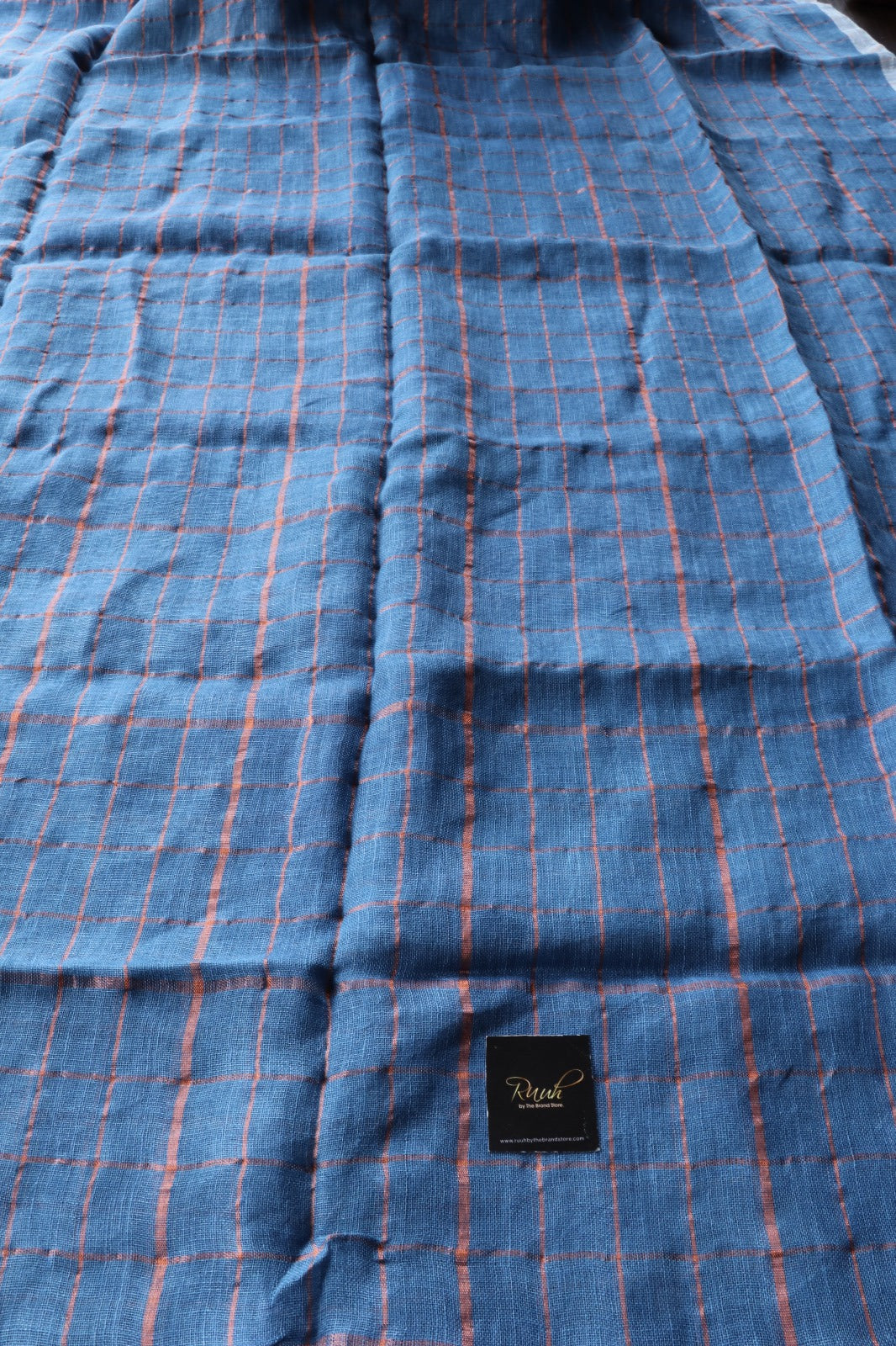 LINEN CHECKS BLUE