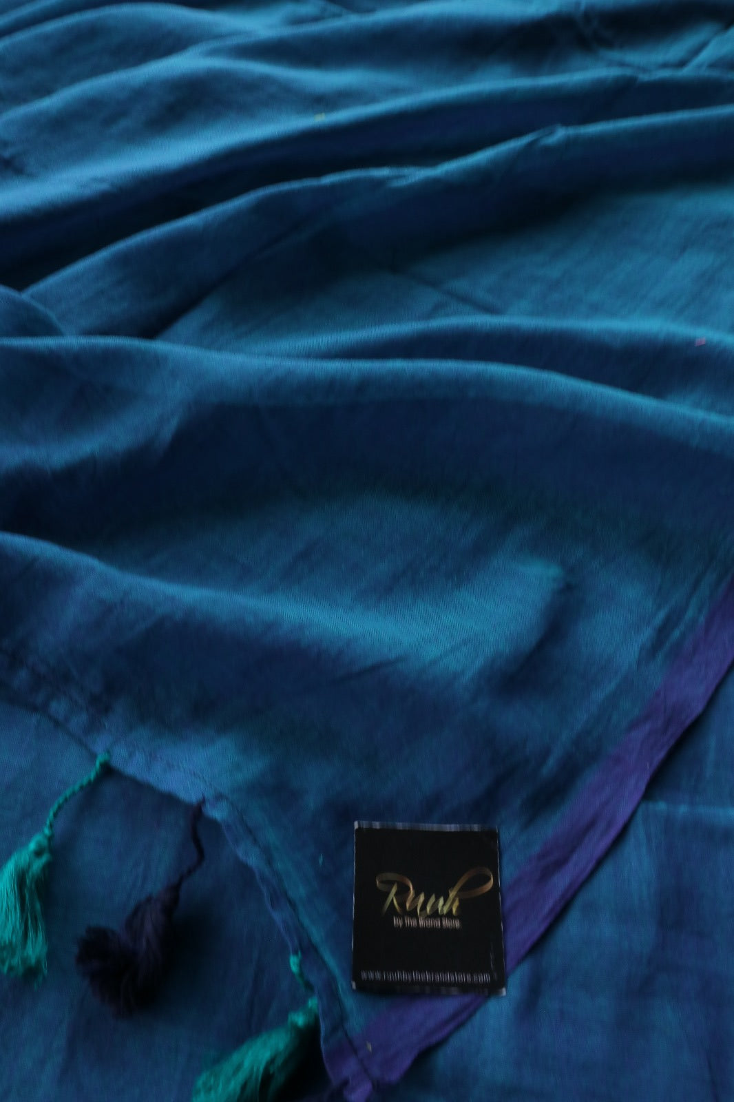BLUE MULMUL SAREE