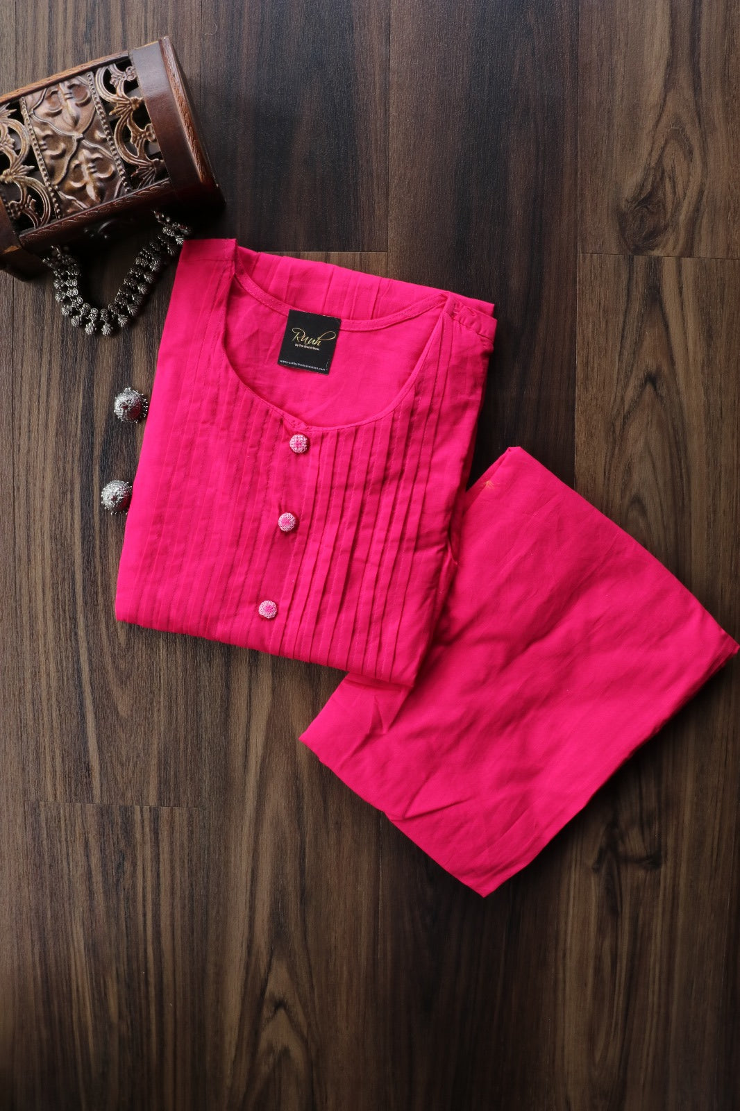 PINK COTTON CO ORD SET