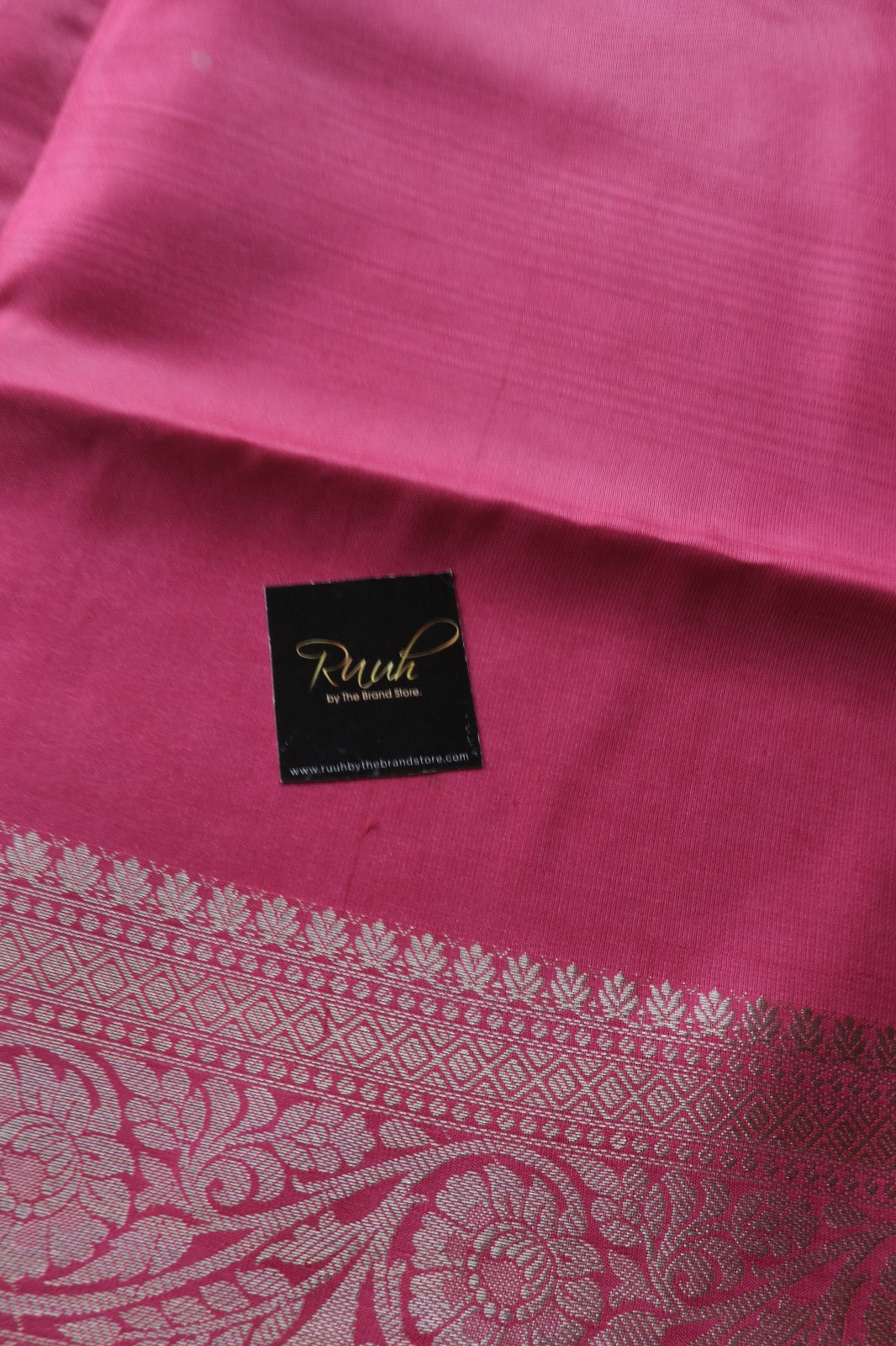 PINK SEMI KATAN SAREE