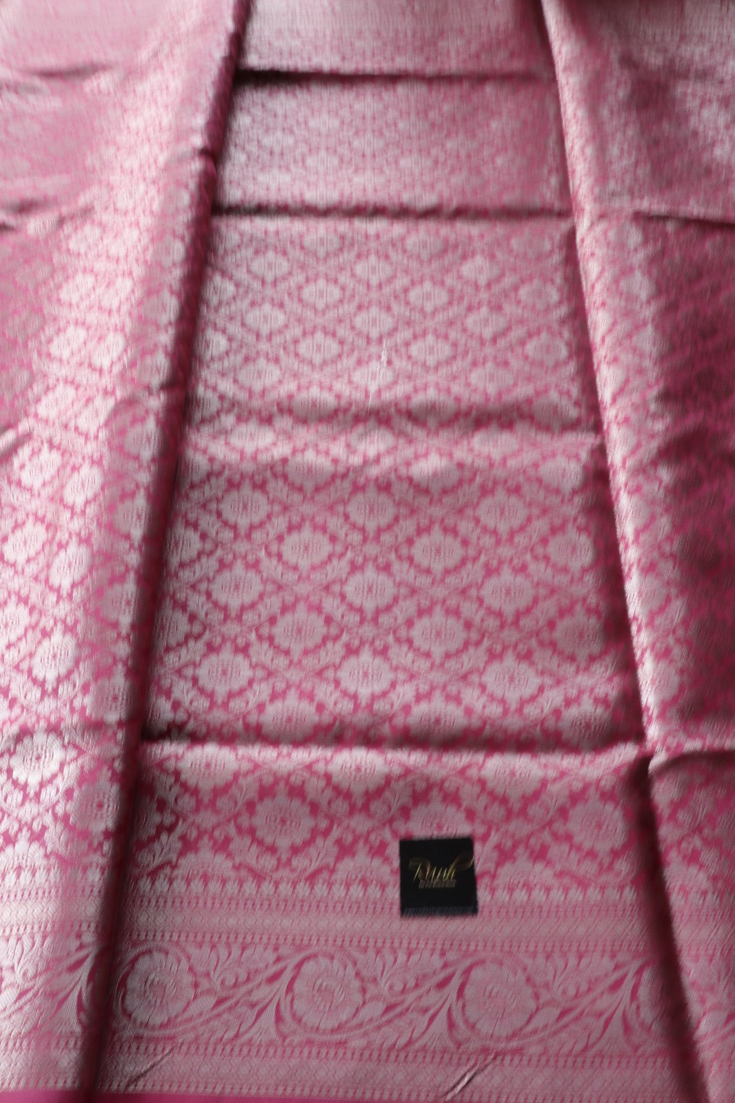PINK SEMI KATAN SAREE