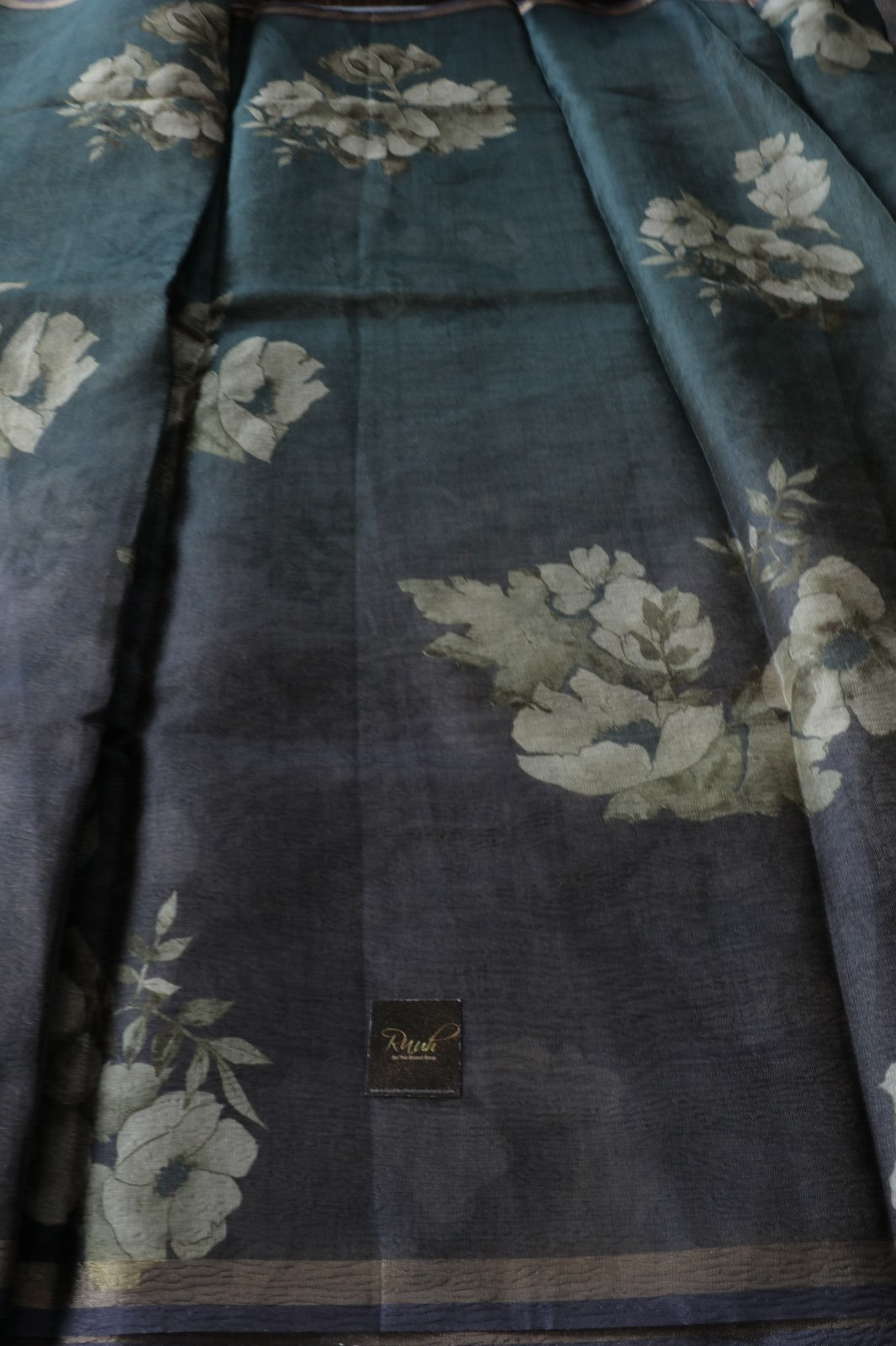 DESIGNER CRUSH DIGITAL PRINTED SAREE 2