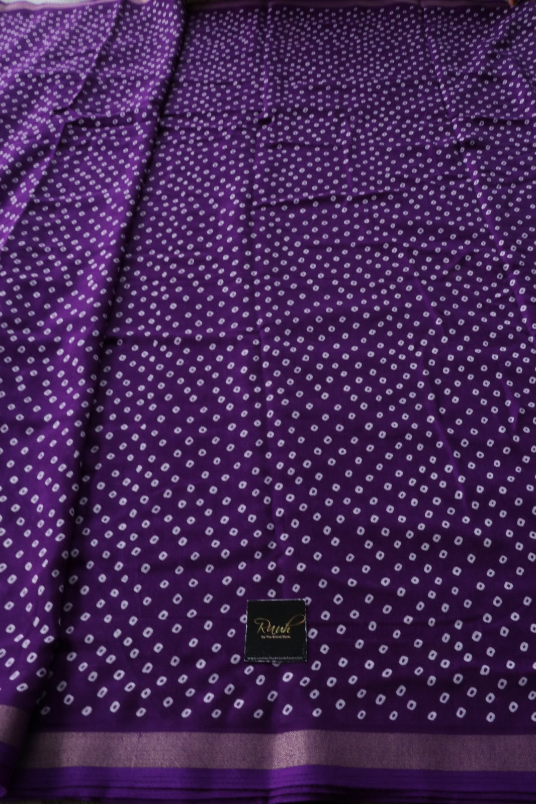 PURPLE COTTON MIX SAREE