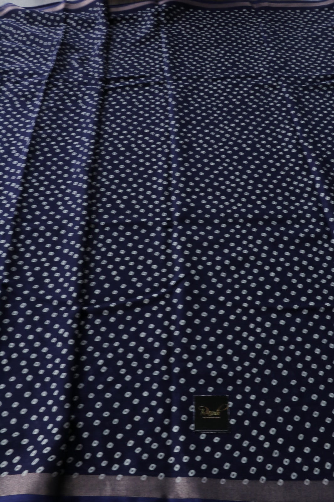 DARK BLUE COTTON MIX SAREE