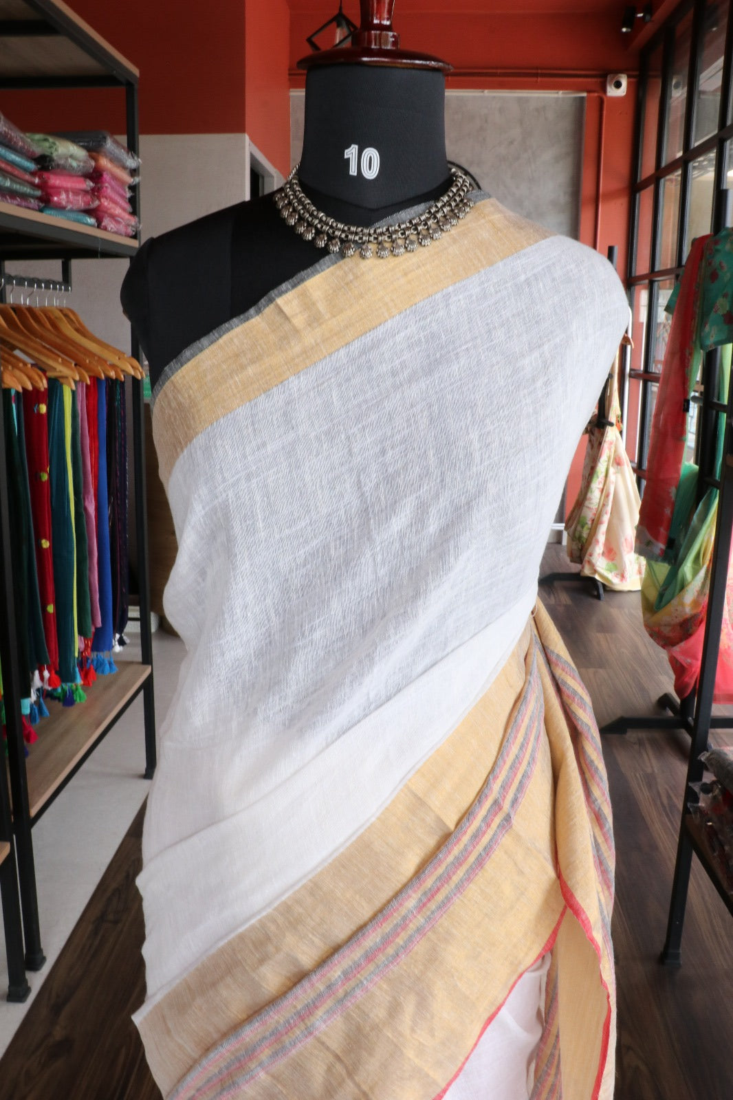 LINEN COTTON SAREE