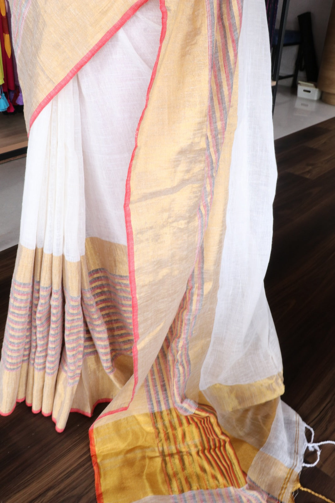 LINEN COTTON SAREE
