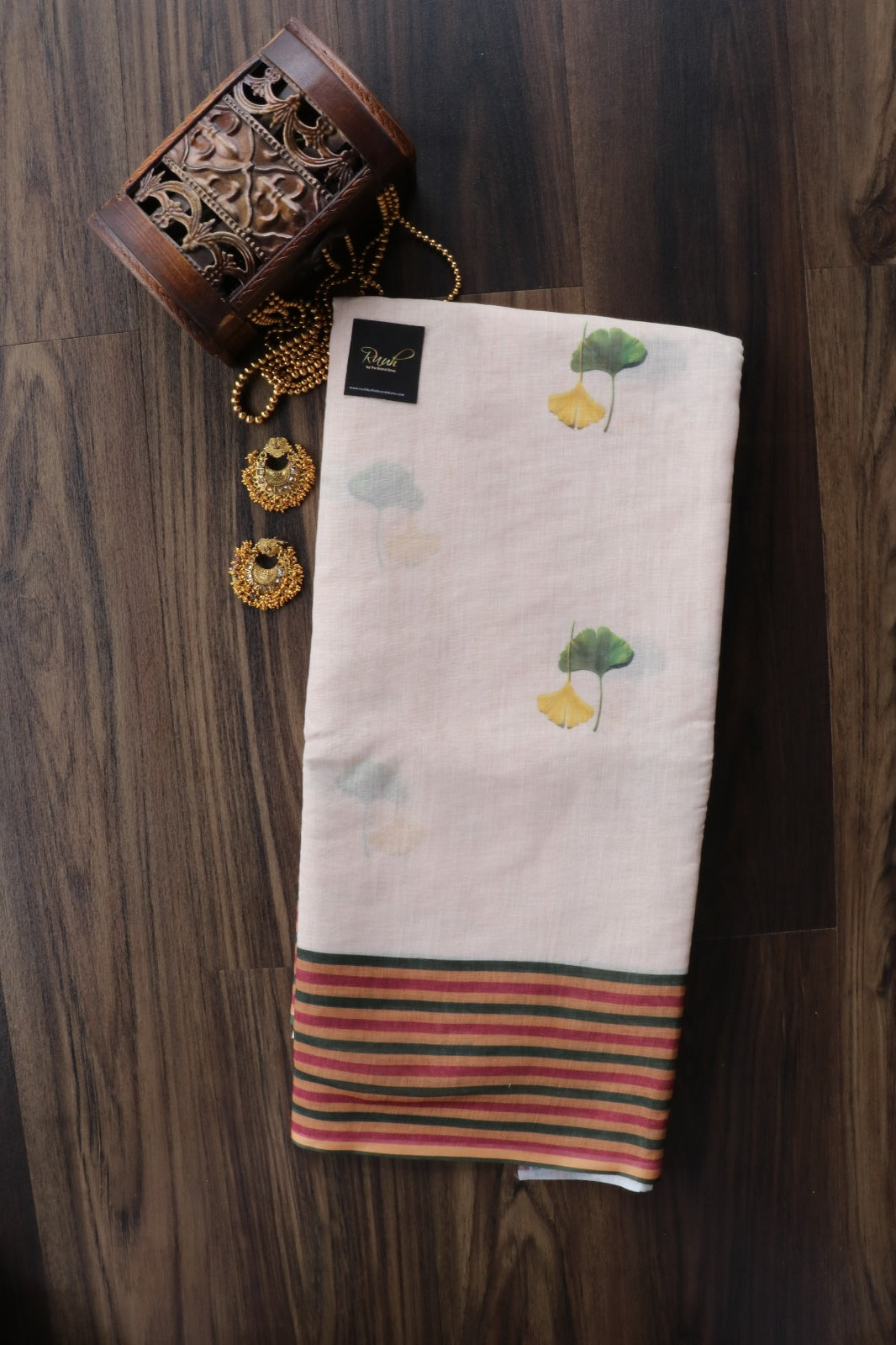 SEMI LINEN FLORAL PRINT