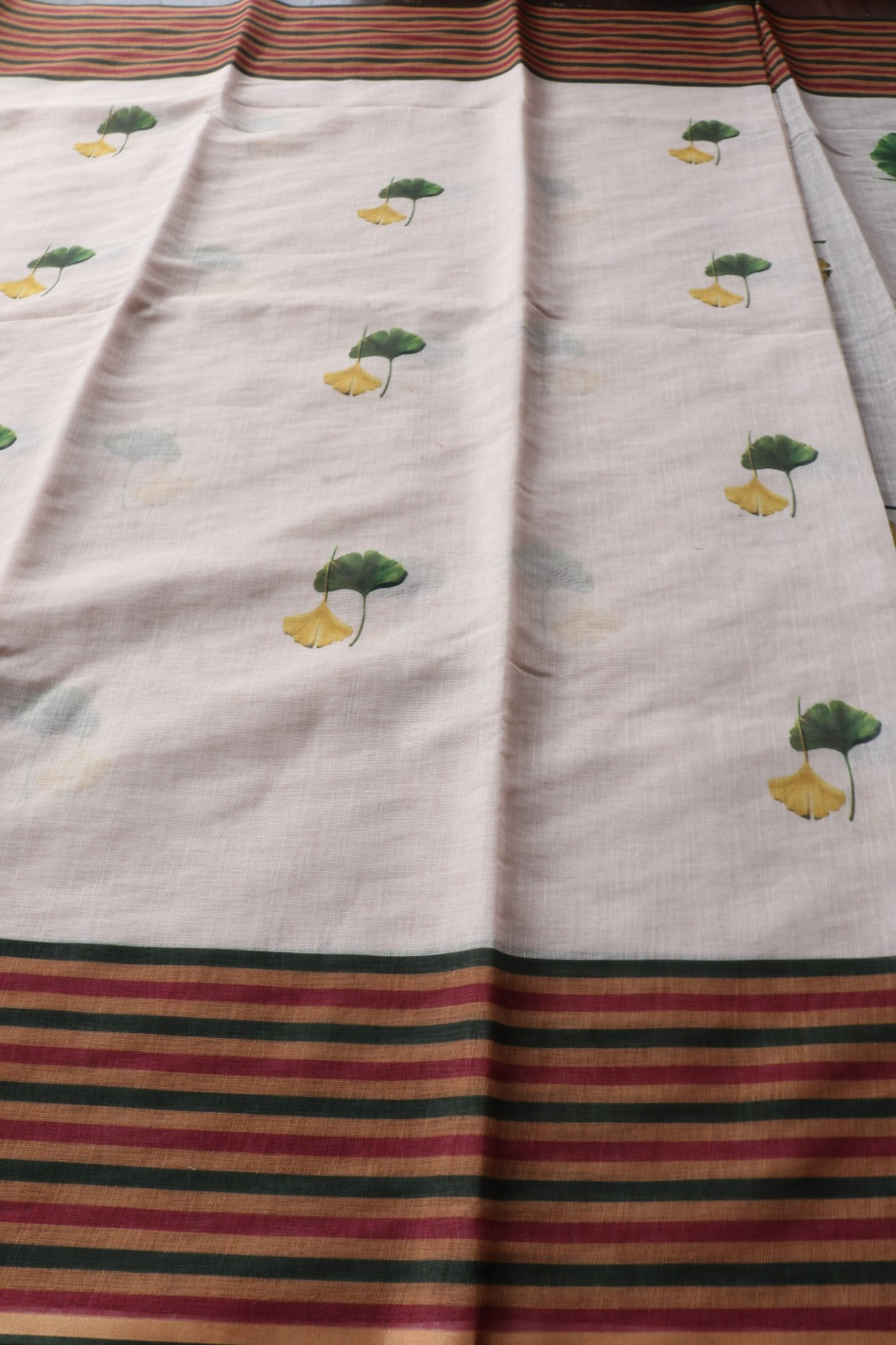 SEMI LINEN FLORAL PRINT