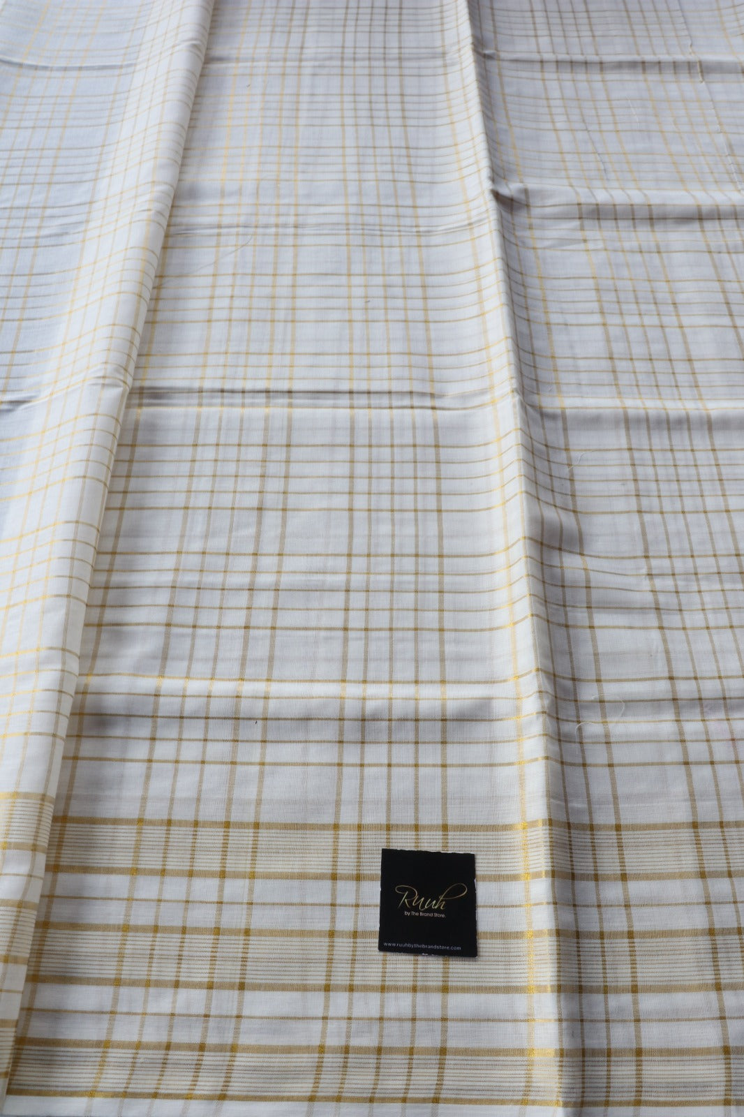 COTTON SAREE WITH HORIZONTAL STRIPES