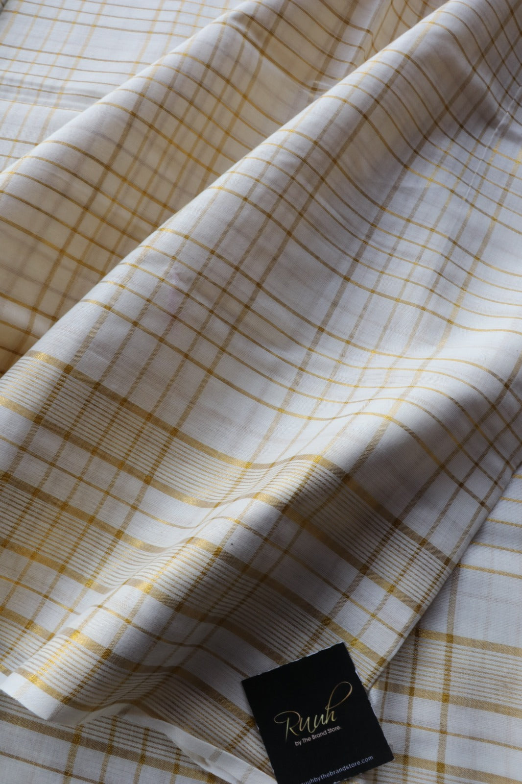 COTTON SAREE WITH HORIZONTAL STRIPES