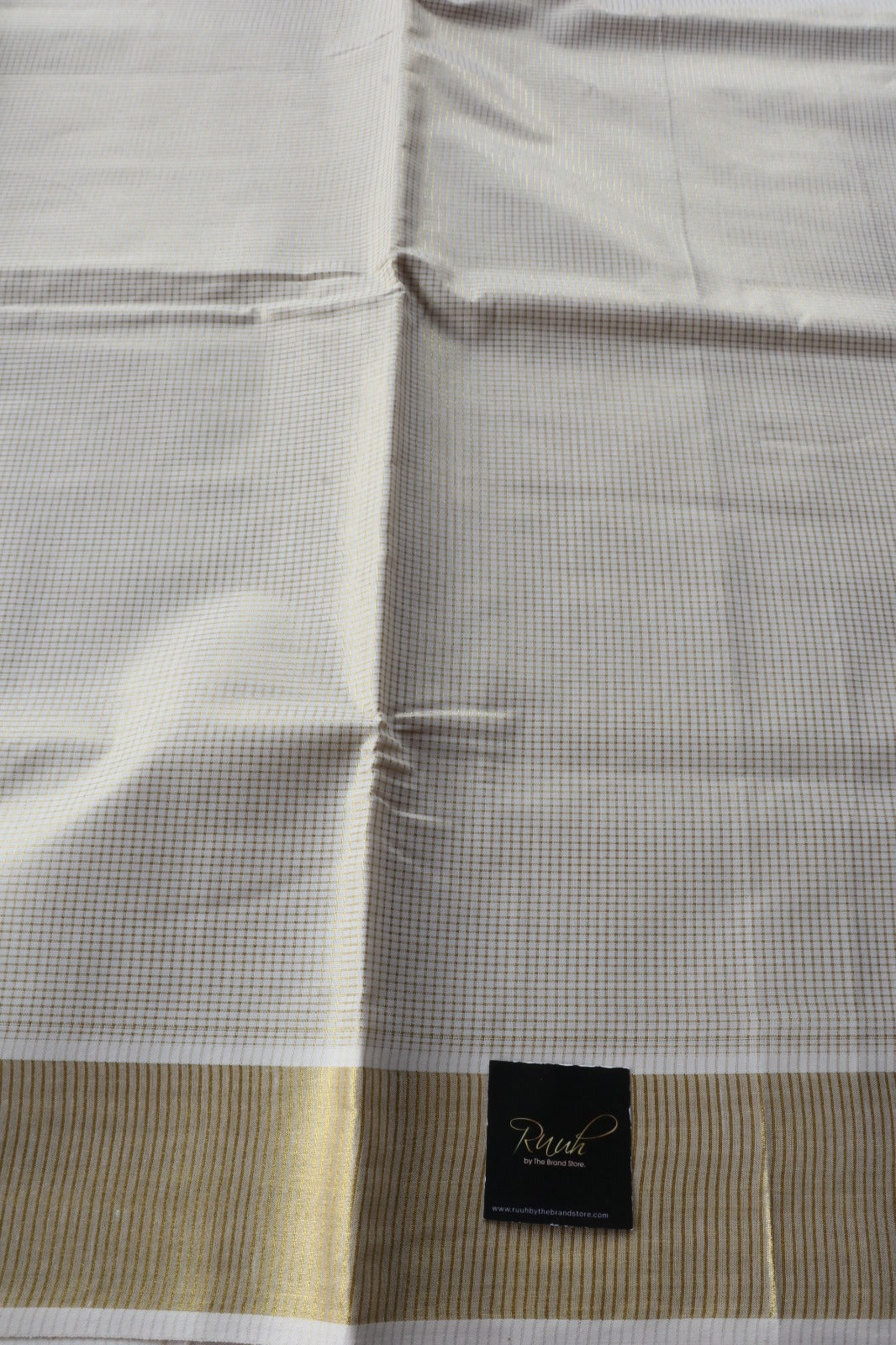 COTTON MICROCHECK SAREE