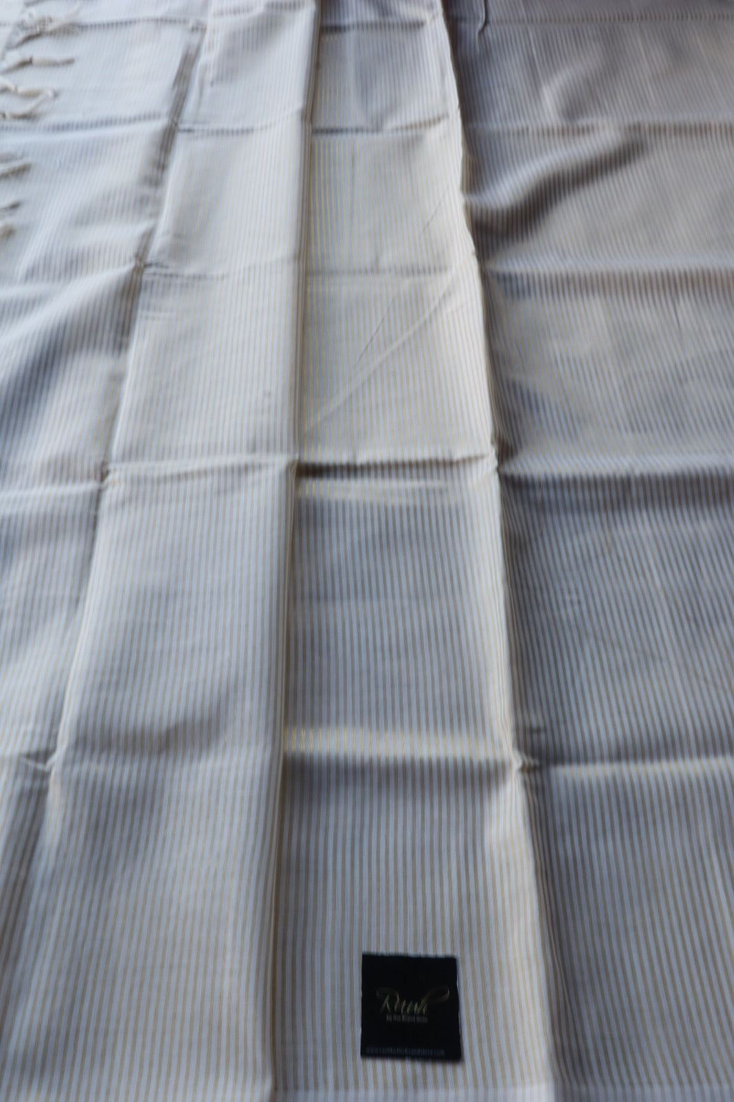 KERALA COTTON STRIPE SAREE WITHOUT BORDER