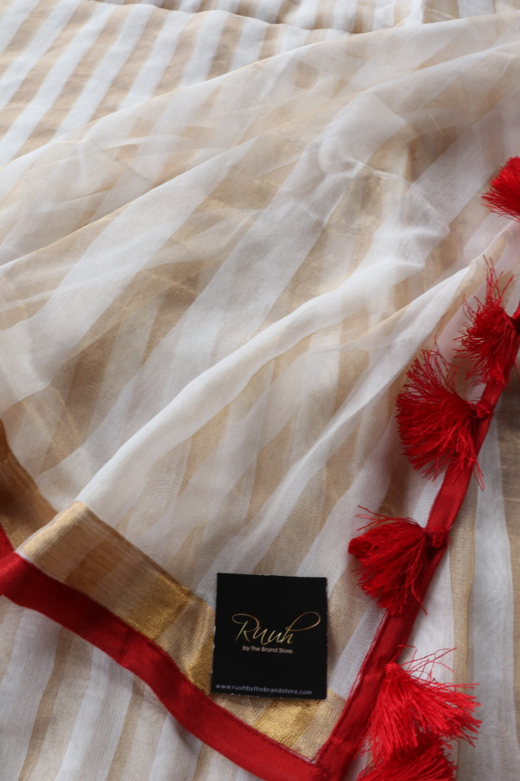 MODAL TISSUE STRIPE SAREE
